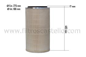 CM FILTER CMA2332 - OUTER AIR FILTER